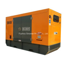 Generador de energía diesel Soundproof 50kw / 62.5 kVA con Cummins